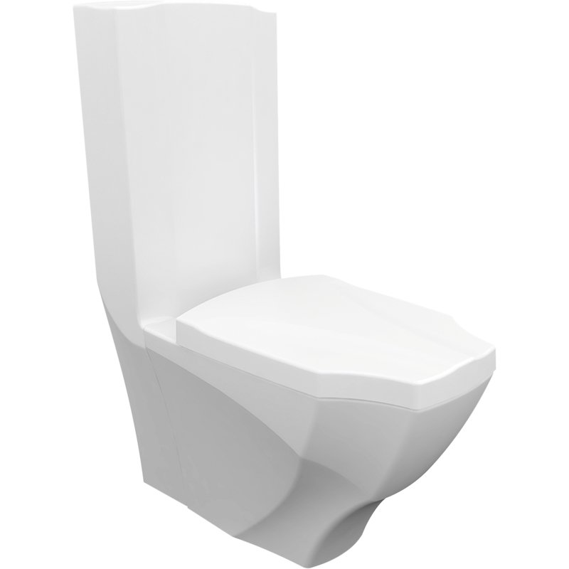 Унитаз-компакт Bien Fracture FRKK05601VP1W3000TK с бидеткой с сиденьем Микролифт с бачком