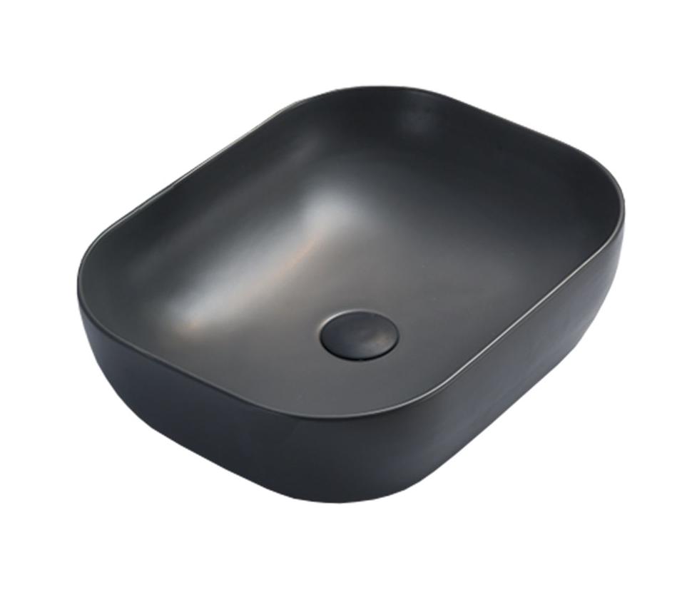 Раковина накладная 50см Vincea VBS-101MA антрацит матовый