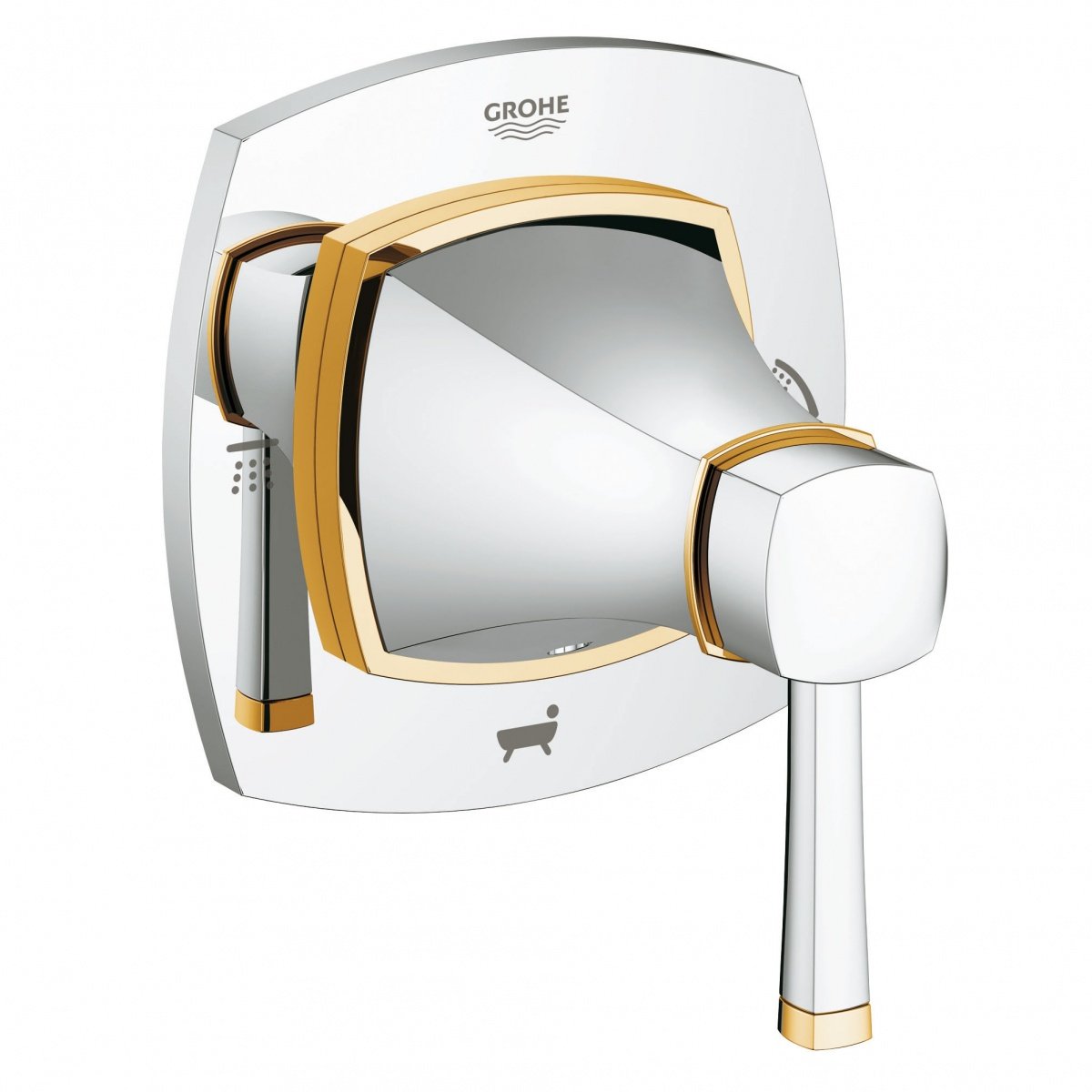 Переключатель для душа Grohe Grandera 19942IG0 хром/золото