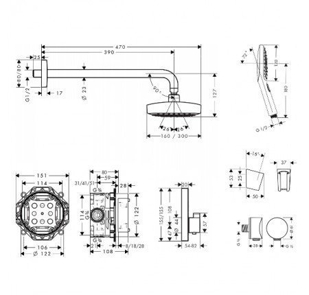 Ibox hansgrohe схемы