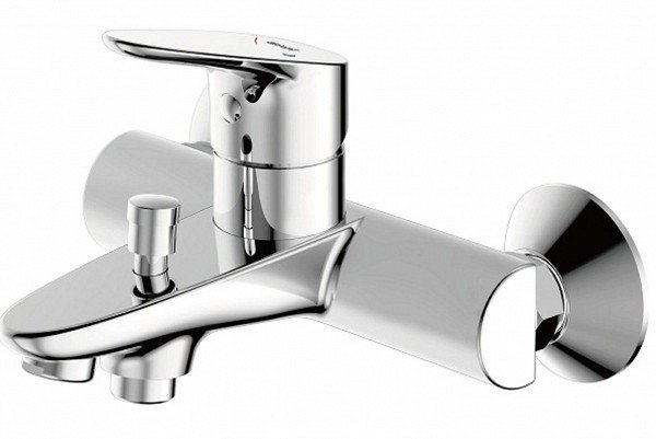 Смеситель для ванны с душем Bravat Drop F64898C-LB хром