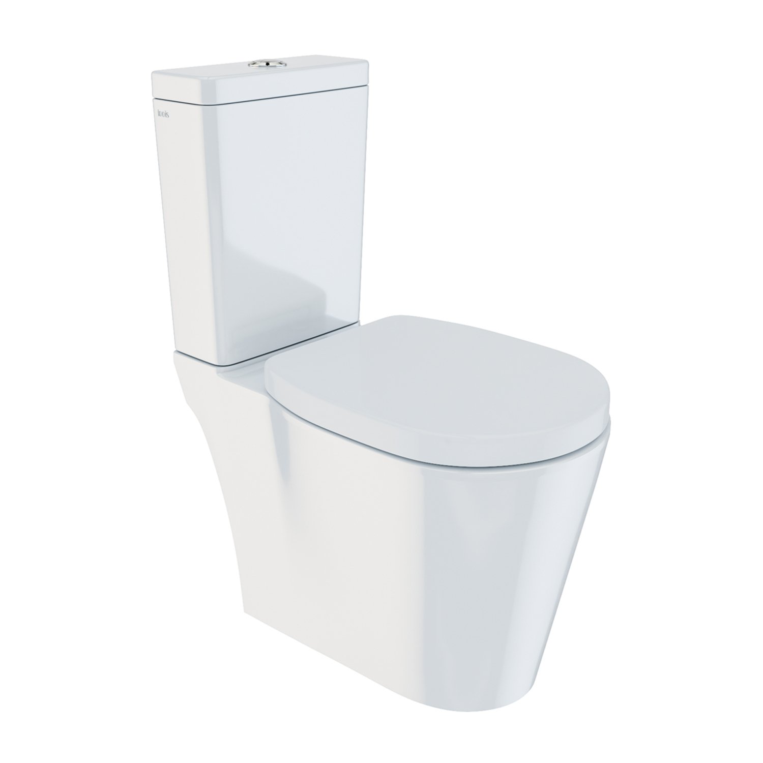 Унитаз напольный IDDIS Calipso Rimless CALRDSEi24 белый, с сиденьем микролифт