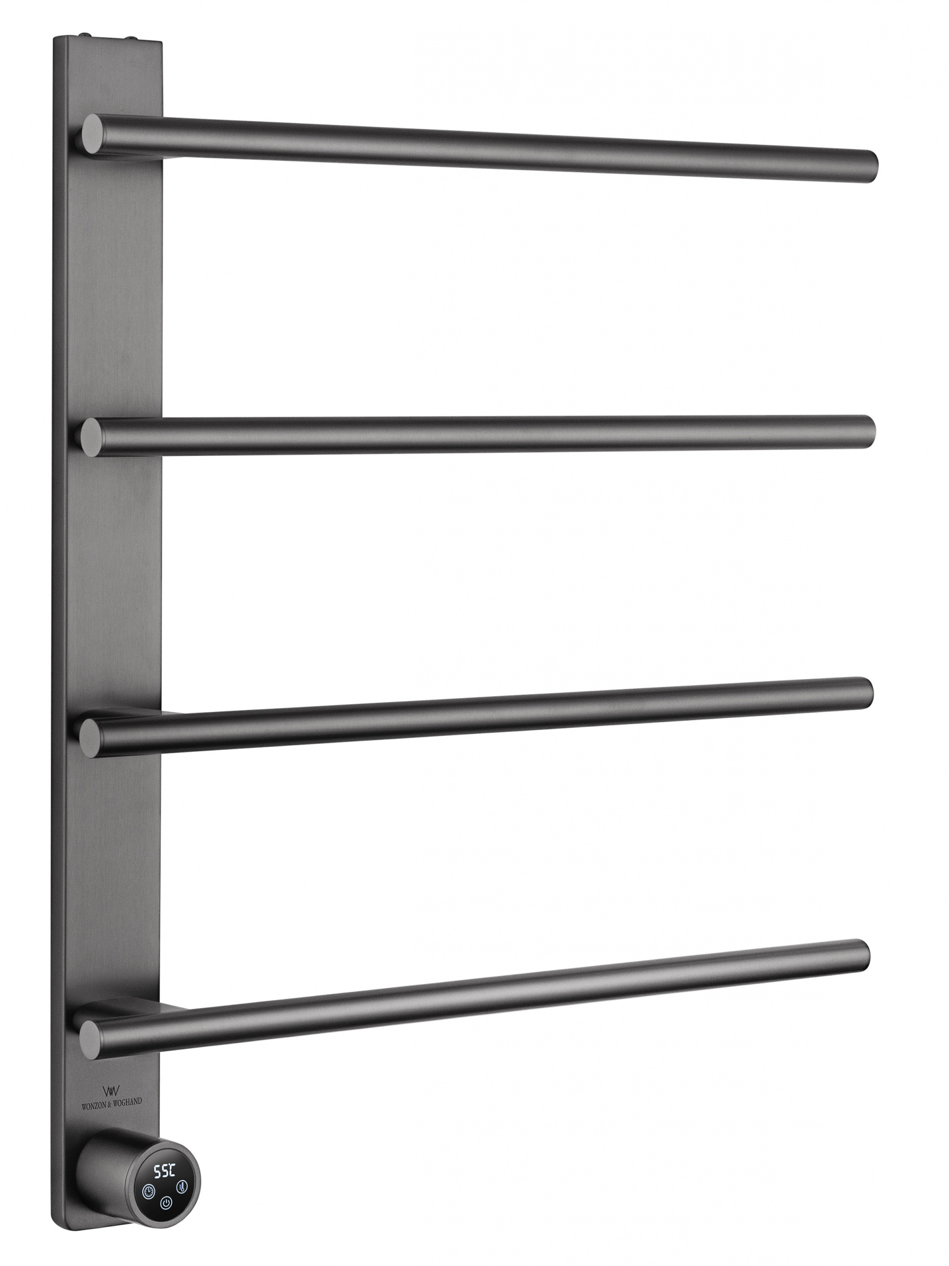 Полотенцесушитель электрический WONZON & WOGHAND NÜRNBERG, Темный графит (WW-AL344-GM)