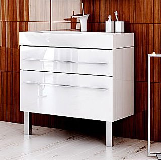 Тумба для комплекта Aqwella 5 stars Милан 80 подвесная, с ножками