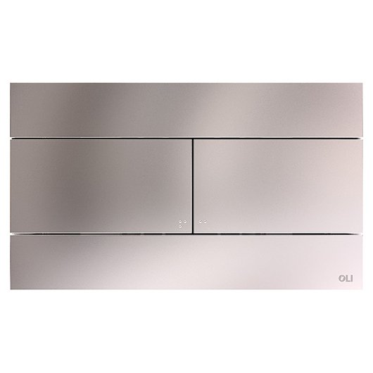 Кнопка смыва для унитазов OLI SLIM 57141 сатин