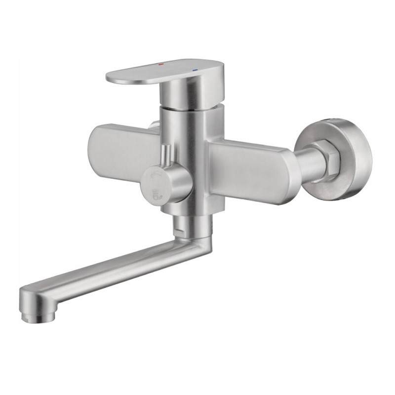 Смеситель для ванны Haiba HB60806, сталь