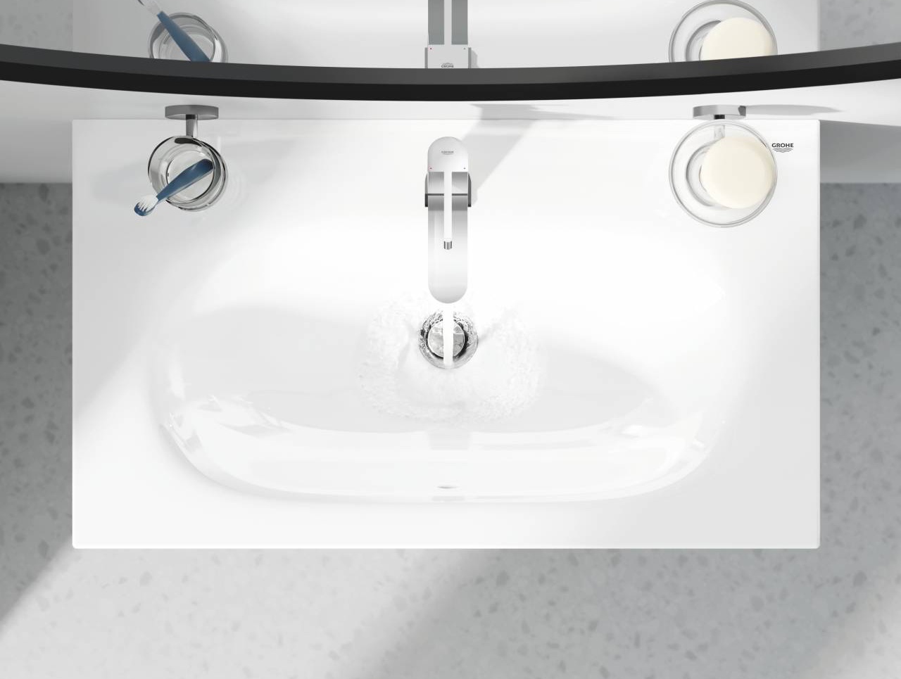 Смеситель для раковины Grohe Plus 33163003 хром