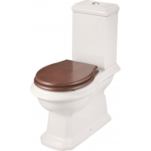 Унитаз напольный унитаз-компакт Creo Ceramique Dijon DI1002+DI1003+DI1001N белый