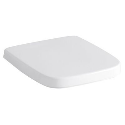 Крышка-сиденье Geberit Renova Plan 572120000 белая, с микролифтом, петли хром