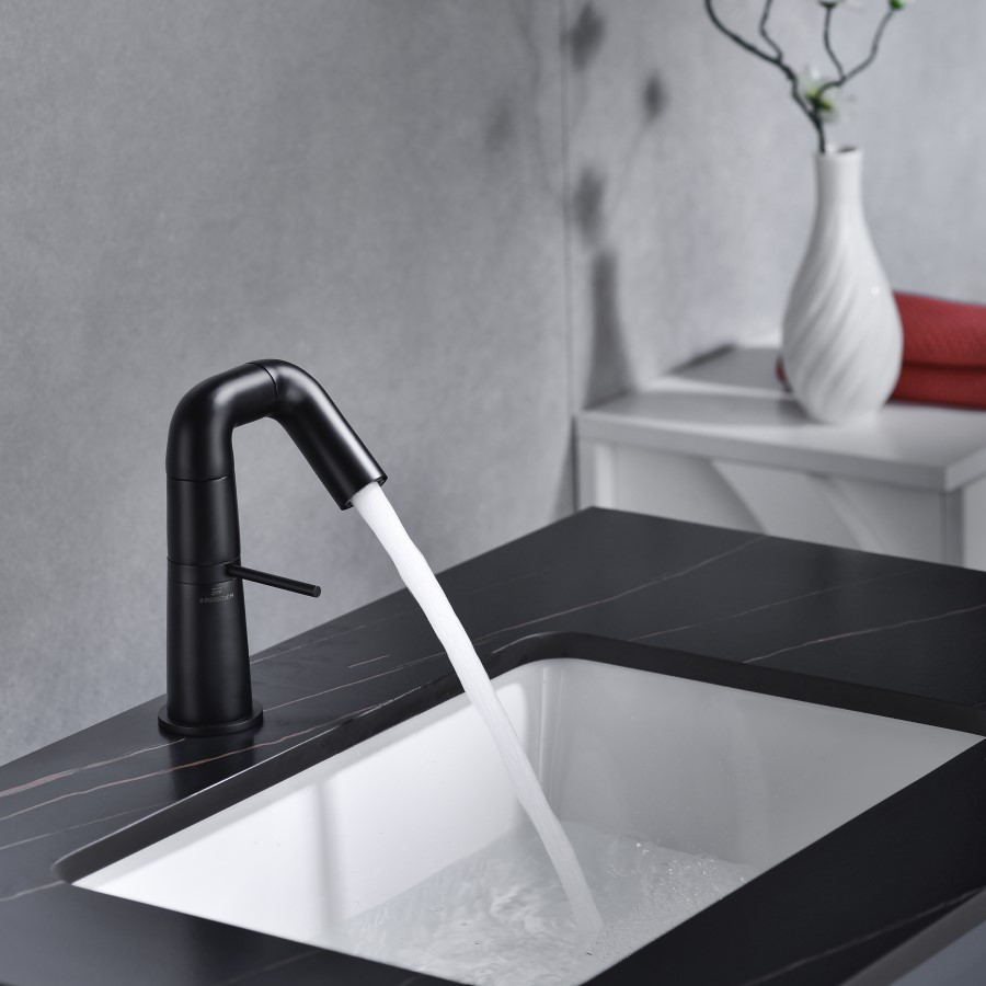 Смеситель для раковины Haiba HB10813-7, черный