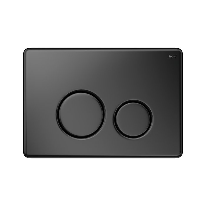 Кнопка смыва для унитаза IDDIS Unisteel UNS01MBi77 черный
