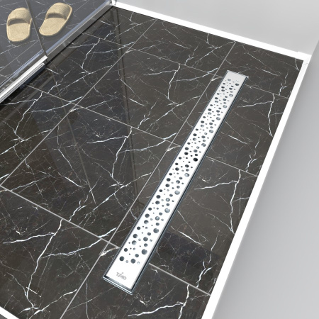 Душевой лоток TIMO Drain Protect DP20800-DR20800, сатин