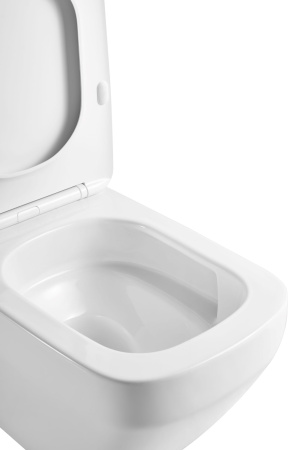 Унитаз подвесной безободковый Vincea Edge-M VT1-38T белый, с сиденьем микролифт