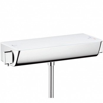 Смеситель для душа Hansgrohe Ecostat Select 13161400 с термостатом Хром Белый
