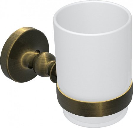 Стакан для зубных щеток Rush Crete CR35310 Бронза