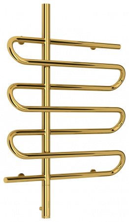 Полотенцесушитель электрический Сунержа Эпатаж 80х60 золото, подключение левое