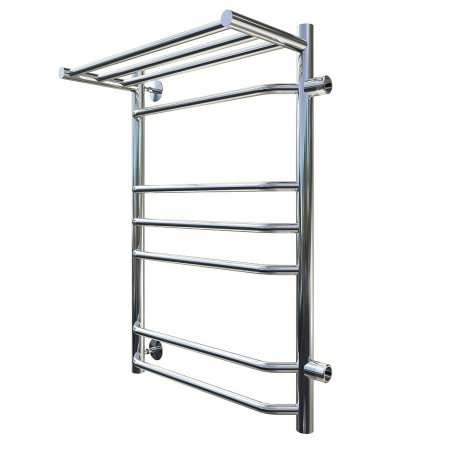 Полотенцесушитель водяной Тругор Браво серия 3 73,6х40 хром, с полкой, подключение правое