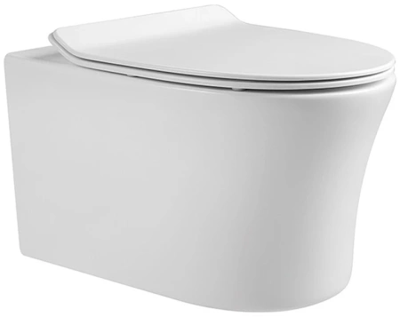 Унитаз подвесной Aquatek Ника AQ2009-00 с сиденьем Soft Close