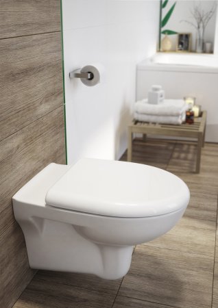 Унитаз напольный Cersanit NATURE S-KO-NTR011-3/5-COn-DL-w белый, с сиденьем микролифт