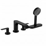 Смеситель для ванны Hansgrohe Vivenis 75444670 черный матовый