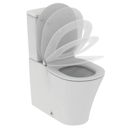 Крышка-сиденье Ideal Standard Connect Air E036601 с микролифтом, петли хром
