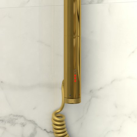 Полотенцесушитель электрический Сунержа Эпатаж 80х60 золото, подключение левое