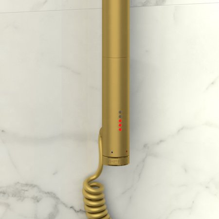 Полотенцесушитель электрический Сунержа Эпатаж 80х60 золото матовое, подключение левое