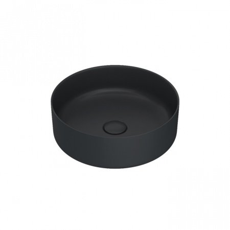 Раковина накладная 35.5см IDDIS Ray RAYBM03i27 черный матовый