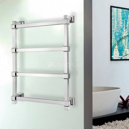 Полотенцесушитель водяной Margaroli Panorama 7424704CRN 69.5х52 хром