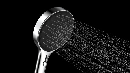 AQM8501CR Ручной душ Ø135мм, 4 режима, слайдер, Хром