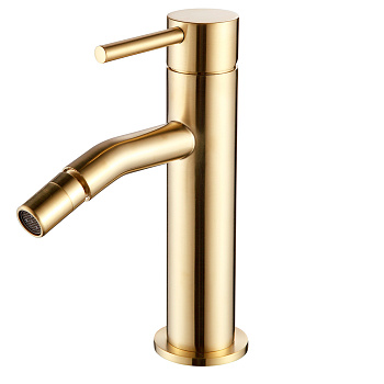 Смеситель для биде AQUAme Siena AQM6216GG золото