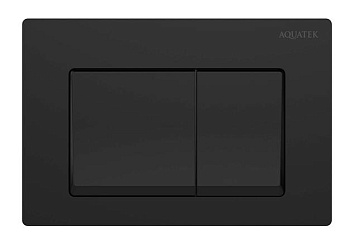 Кнопка смыва Aquatek Small TDI-0000007 черный матовый