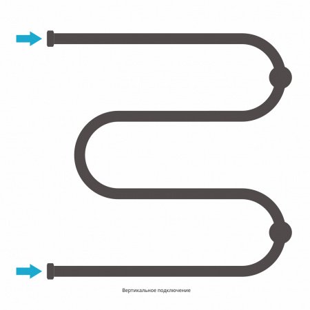 Полотенцесушитель водяной Сунержа М-образный 60х60 золото матовое