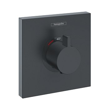 Термостат для душа Hansgrohe ShowerSelect 15760670 черный матовый