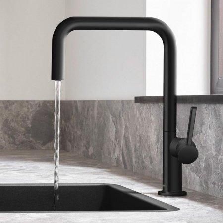 Смеситель для кухни Hansgrohe Talis M54 72806670 черный матовый