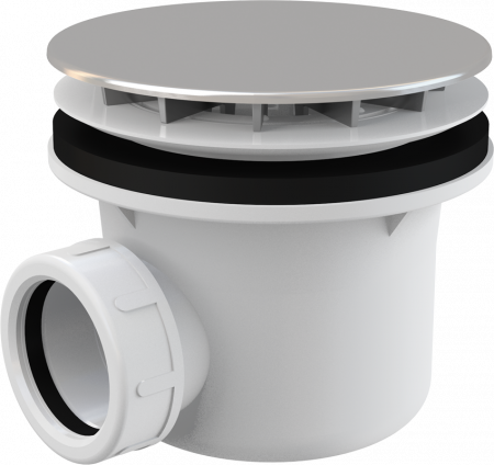 Сифон для душевого поддона Alcaplast A49CR хром