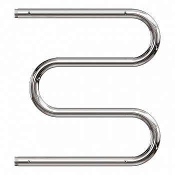 Полотенцесушитель водяной Point PN38555P 500x500 М-образный с полкой, хром