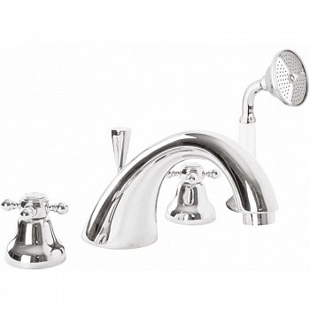 Смеситель на борт ванны Cezares Golf BVD 01 Хром