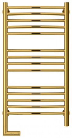 Полотенцесушитель электрический Сунержа Богема 2.0 80х40 золото, подключение левое