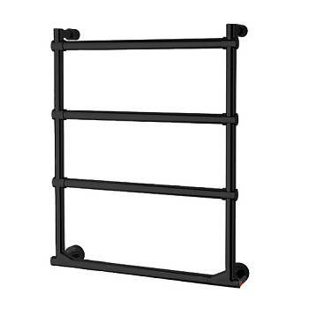 Полотенцесушитель электрический Margaroli Sole 5124704MBNB 64х50см черный матовый