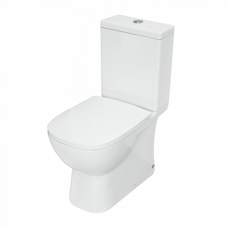 Унитаз Sanita Luxe Quadro DM Slim QDRSLCC01151022 с бачком и тонким сиденьем микролифт