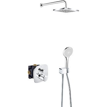 Встраиваемая душевая система с термостатом Kludi Ameo 419300575 хром