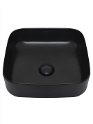 Раковина накладная 39см AQUAme AQM5011MB черный матовый