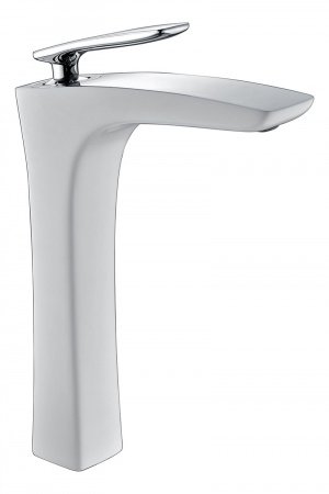 Смеситель для раковины Timo Helmi 4011/00-16F хром;белый глянцевый