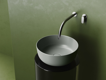 Раковина накладная 35см Ceramica Nova Element CN6073MH антрацит матовый