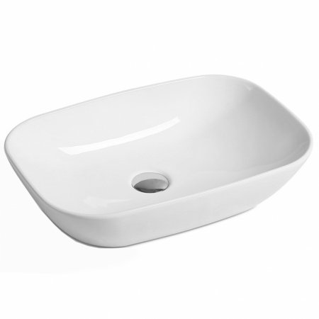 Раковина накладная 51см SantiLine SL-1049 белая