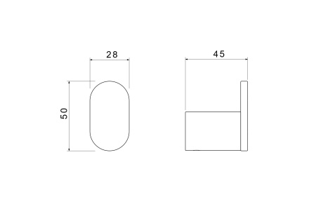Крючок Aquatek Лира AQ4425MB черный матовый