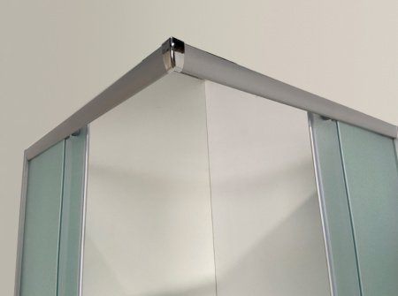 Душевой угол Niagara NG- 008-14Q 80x80x195 профиль хром матовый, стекло матовое