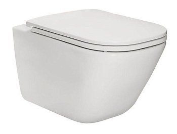 Унитаз подвесной Roca The Gap 34647L000 с тонким сиденьем микролифт