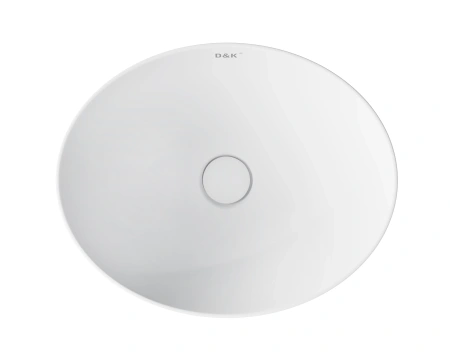 Раковина накладная 41см D&K Matrix DT1390708 белый матовый